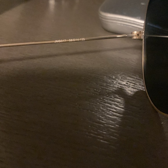 AQS Aquaswiss pink/rose gold aviator sunglasses - Picture 3 of 3